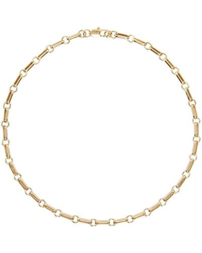 Laura Lombardi Bar Chain Necklace - Metallic