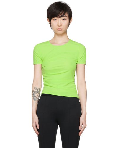 Helmut Lang T-shirt réversible vert