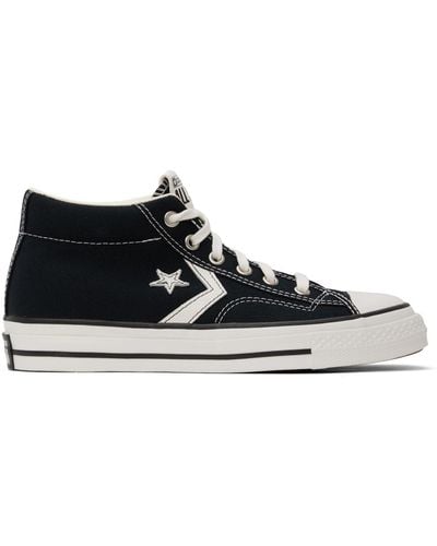 Converse Star Player 76 Mid Top Trainers - Black