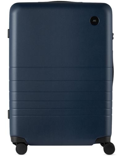 Monos Medium Check-in Suitcase - Blue