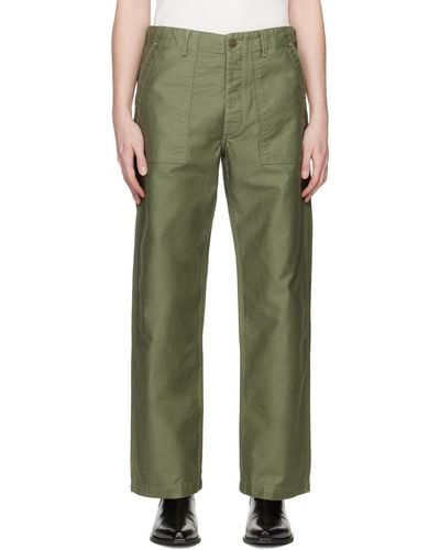 RE/DONE Khaki Utility Pants - Green