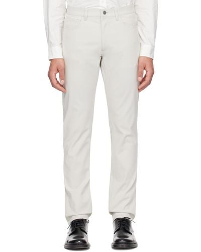 Theory Off-white Raffi Trousers