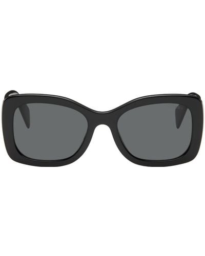 Prada Oval Sunglasses - Black