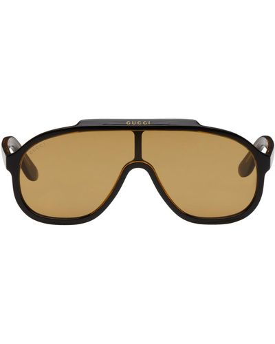 Gucci Shield Sunglasses - Black
