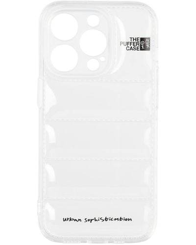 Urban Sophistication 'The Puffer' Iphone 14 Pro Case - White