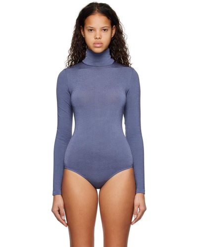 Wolford, Tops, Wolford Colorado String Bodysuit Color Port Royale Sz L