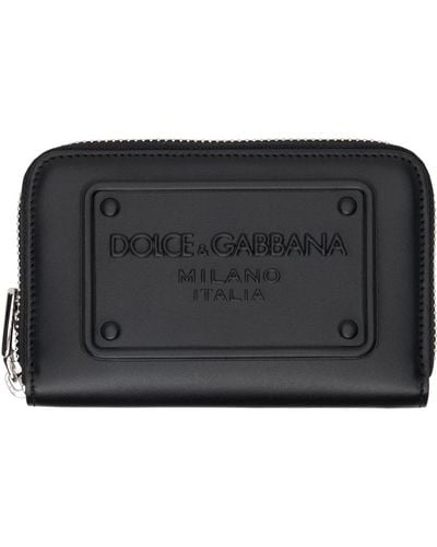 Dolce & Gabbana スモール ジップアラウンド ウォレット - ブラック