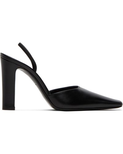 The Row Slingback Heels - Black