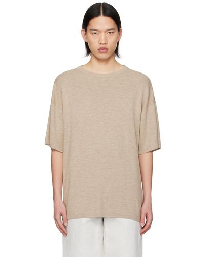 Mark Kenly Domino Tan T-shirt kai brun - Neutre
