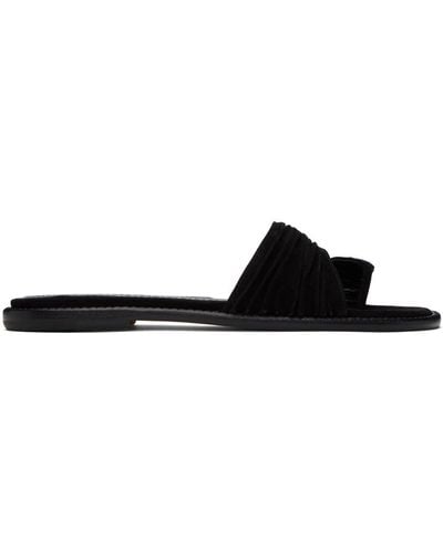 Manolo Blahnik Black Tibo Sandals