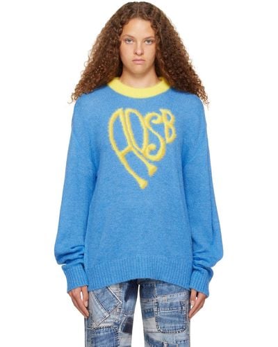 ANDERSSON BELL Heart Sweater - Blue