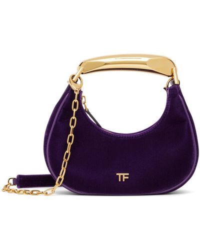 Tom Ford Bianca Shoulder Bag - Purple