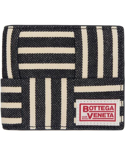 Bottega Veneta ネイビー Cassette 札入れ - マルチカラー