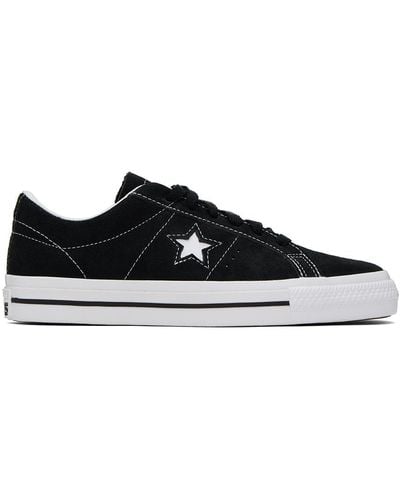 Converse One Star Suede Low-top Sneakers - Black
