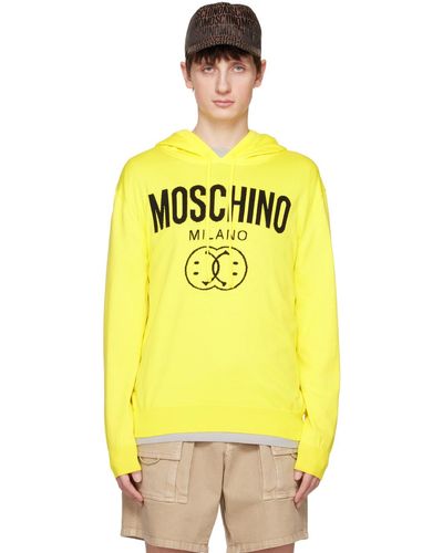 Moschino Double Smiley フーディ - イエロー