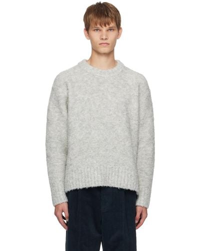 LE17SEPTEMBRE Crewneck Sweater - Gray