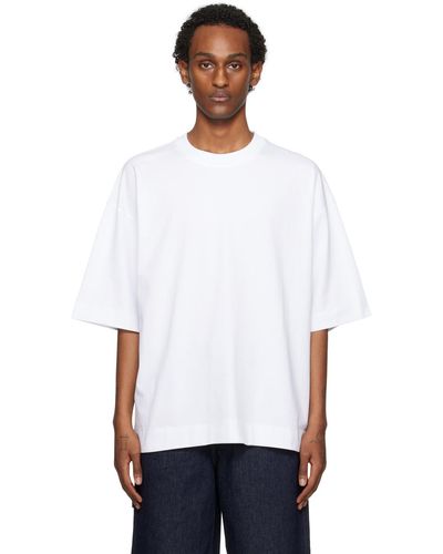 Dries Van Noten T-shirt surdimensionné blanc