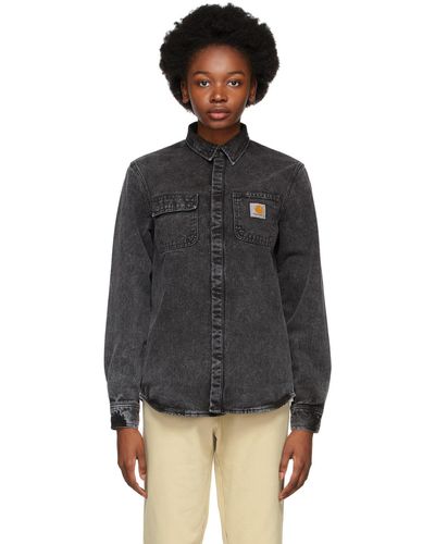 Carhartt Black Salinac Shirt - Multicolour