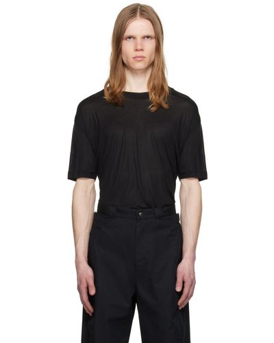 Lemaire Soft T-Shirt - Black