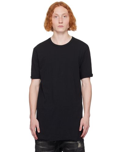 Boris Bidjan Saberi Object-dyed T-shirt - Black