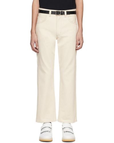 Acne Studios Off-white 1950 Jeans - Natural
