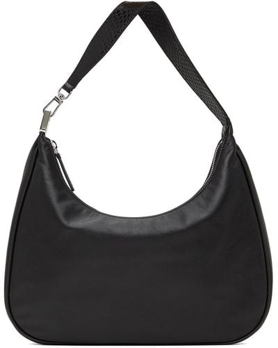 STAUD Sylvie Leather Shoulder Handbag - Black