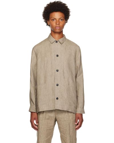 Sunspel Twin Pocket Jacket - Natural