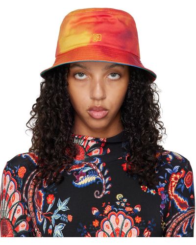 Rabanne Multicolour Embroidered Bucket Hat