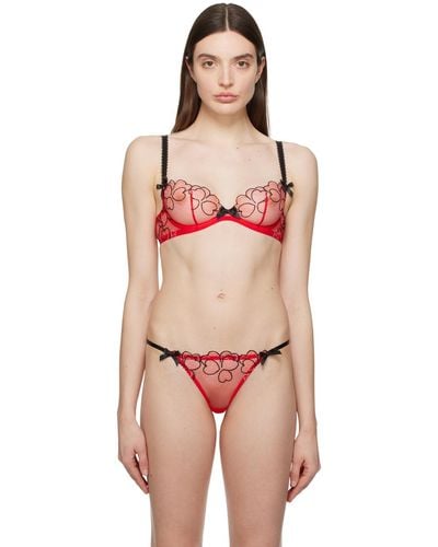Agent Provocateur Red Maysie Bra - Multicolour