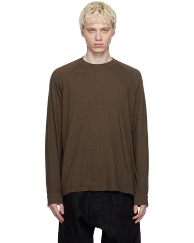 Jan Jan Van Essche O-project Long Sleeve T-shirt - Brown