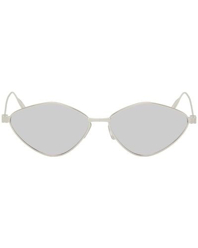 Givenchy Silver Oval Sunglasses - Black