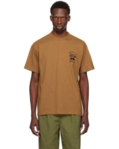 Carhartt ブラウン Icons Tシャツ - マルチカラー