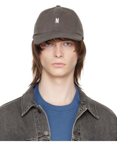 Norse Projects Brown Sports Cap - Blue