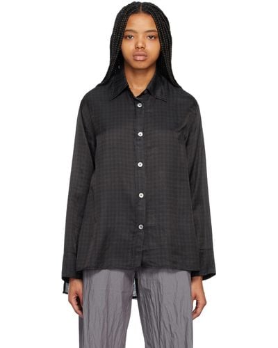 Our Legacy Black Layered Shirt