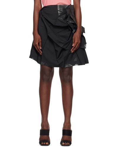 132 5. Issey Miyake Standard Miniskirt - Black