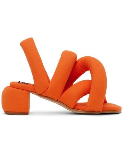 Yume Yume Henrik Vibskov Edition Sausage Heeled Sandals - Orange