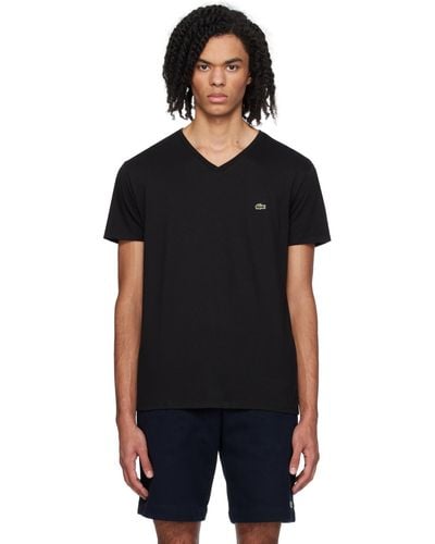 Lacoste V-neck T-shirt - Black