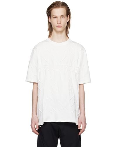 HELIOT EMIL Quadratic T-shirt - White