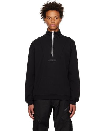 Moncler Black Half-zip Sweatshirt