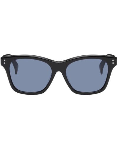 KENZO Black Paris Square Sunglasses - Blue