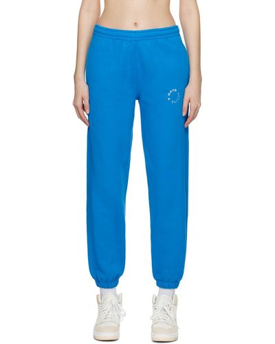 7 DAYS ACTIVE Drawstring Trousers - Blue