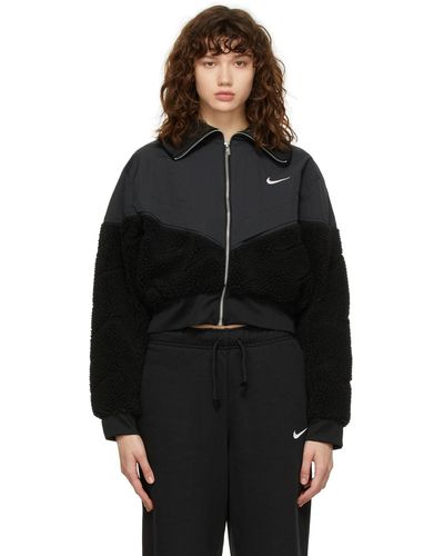Nike Black Fleece Icon Clash Jacket