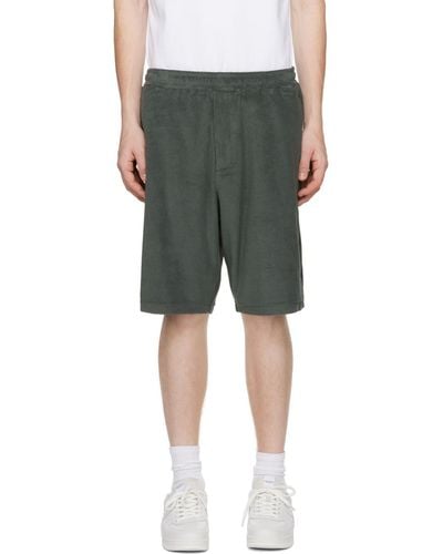 Rag & Bone Green Piping Shorts - Black