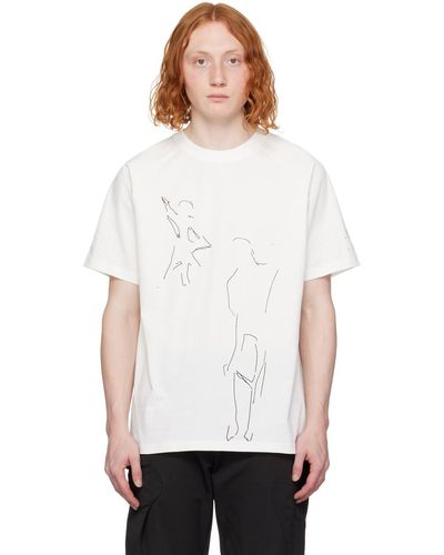 HELIOT EMIL T-shirt formation blanc