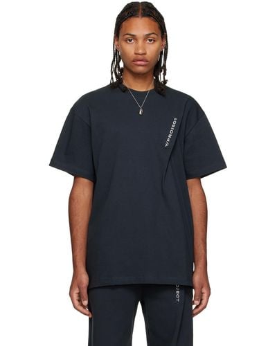 Y. Project Gray Pinched T-shirt - Black