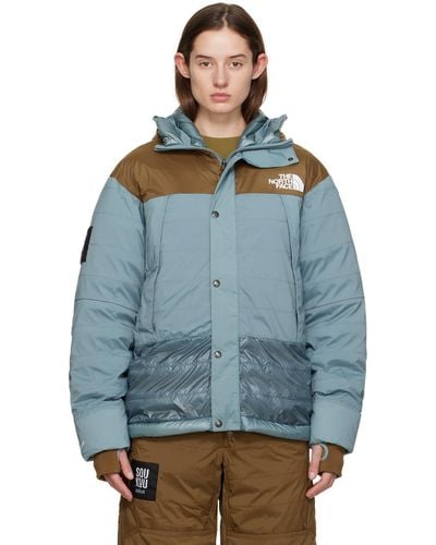 Undercover Gray & Brown The North Face Edition 50/50 Mountain Down Jacket - Blue