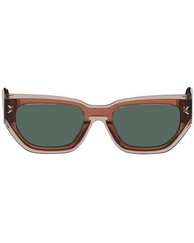 McQ Mcq Pink Cat-eye Sunglasses - Green