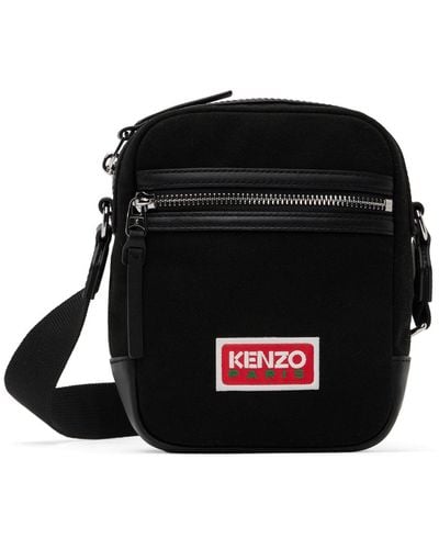 KENZO Black Paris Explore Bag