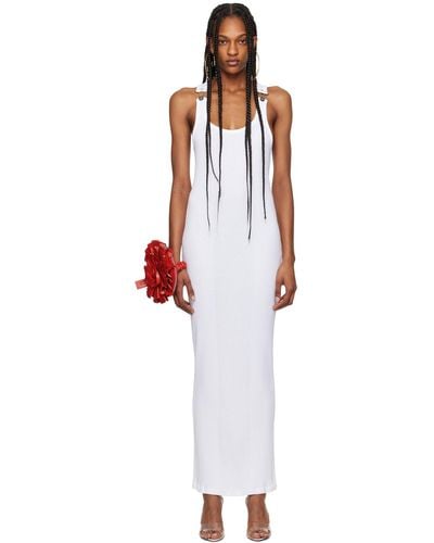 Jean Paul Gaultier 'the Strapped' Maxi Dress - White