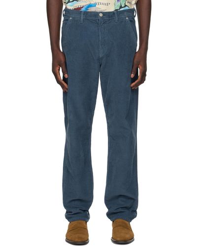 PS by Paul Smith Blue Five-pocket Trousers